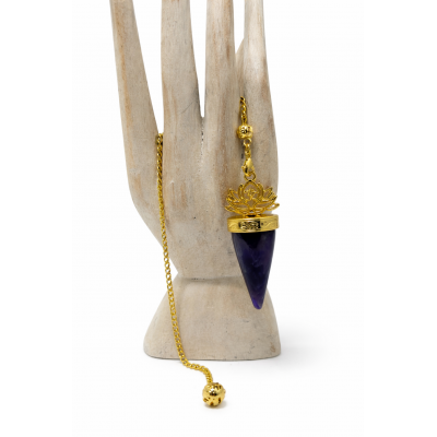 PENDULE DORÉ LOTUS OM