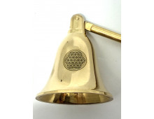 ÉTEIGNOIRE À BOUGIE LAITON ET FLEUR DE VIE