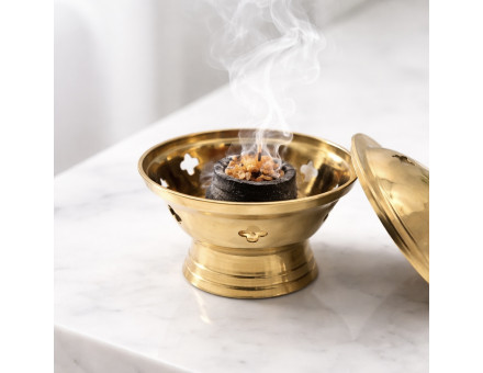 BRULE CHARBON LAITON 10 X 8 CM