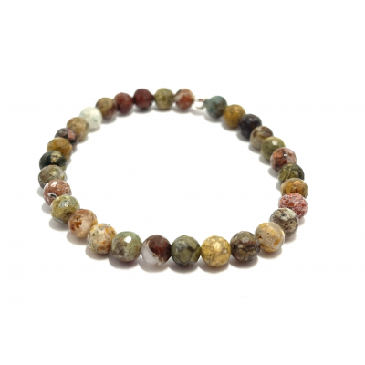 JASPE OCEAN FACETTE 6 MM