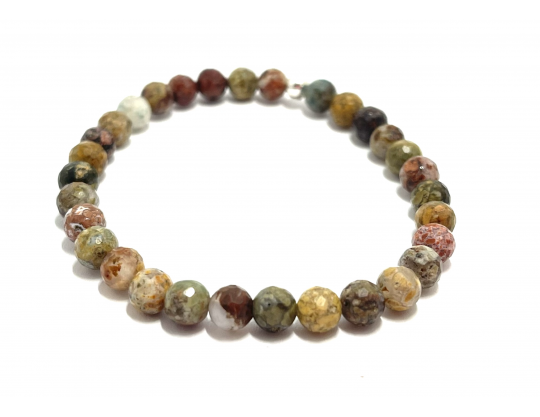 JASPE OCEAN FACETTE 6 MM