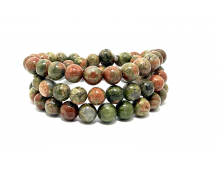 UNAKITE 8MM - BRACELET LITHOTHÉRAPIE