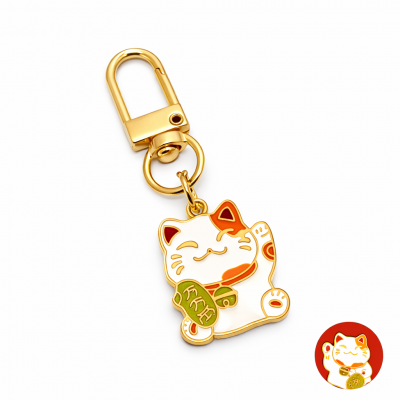 PORTE CLÉ MANEKI NEKO
