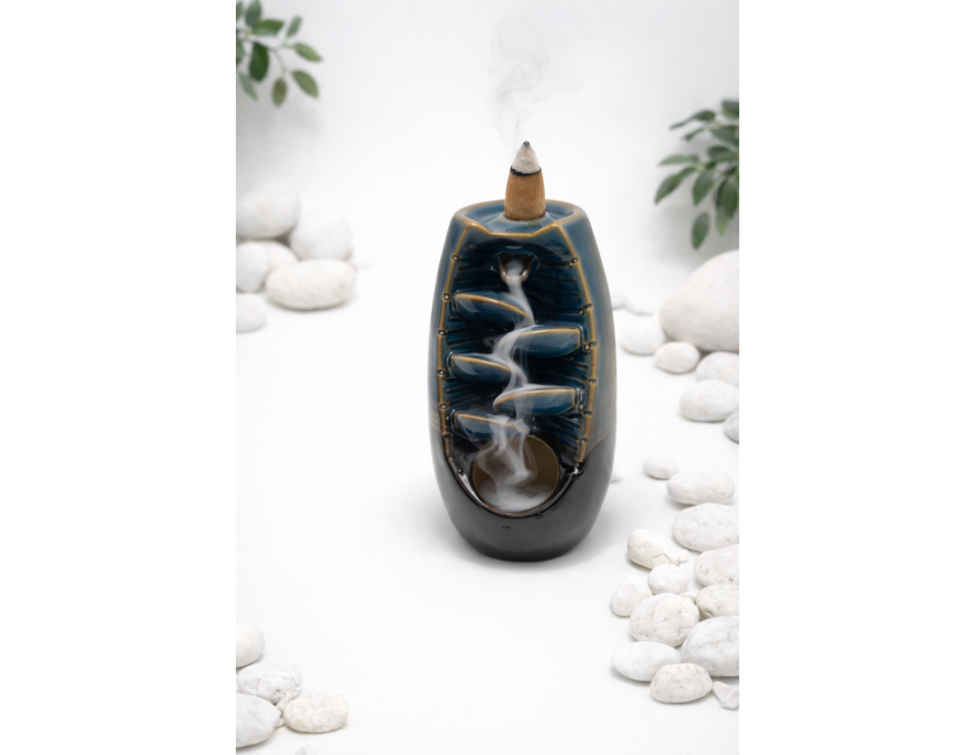 PORTE ENCENS A REFOULEMENT BACKFLOW CASCADE BLEU