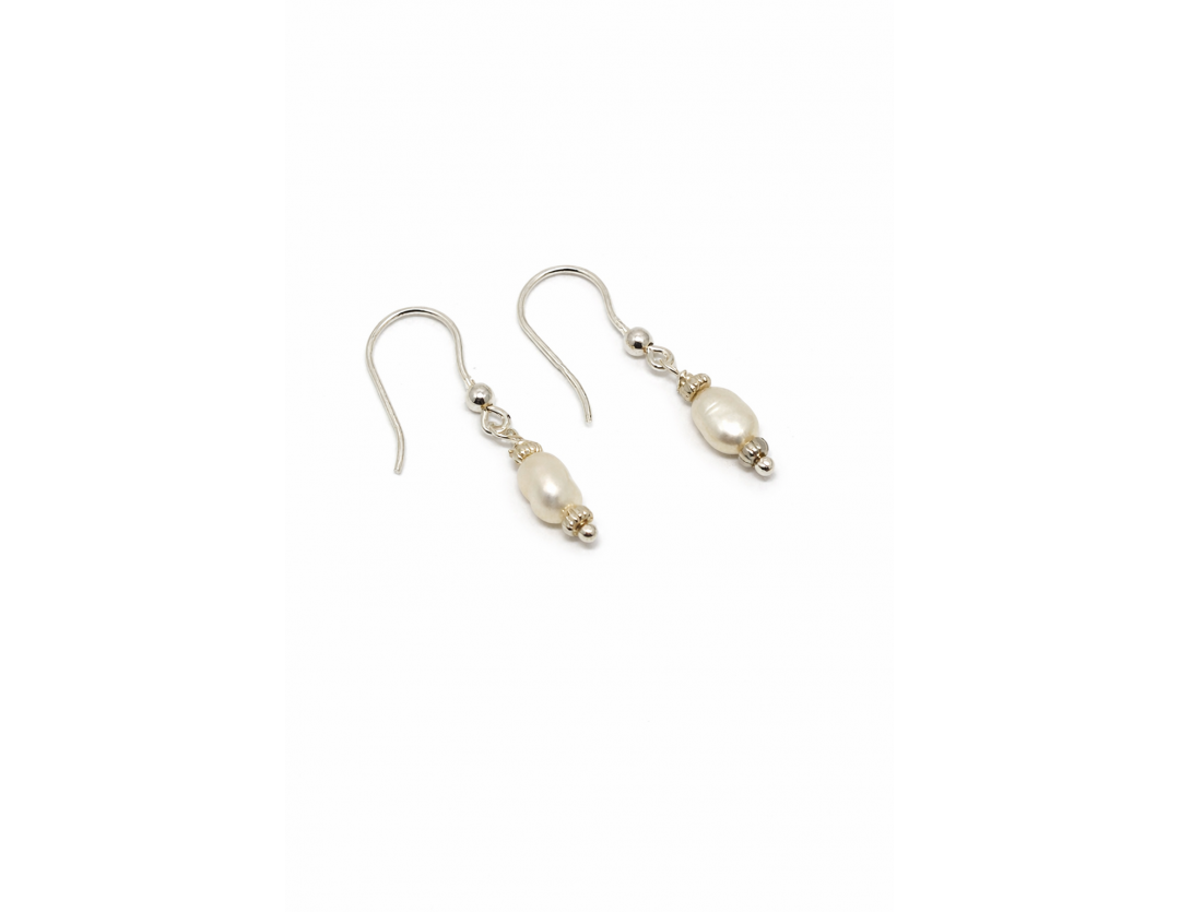 BOUCLE D'OREILLE CRÉATION PERLE EAU DOUCE