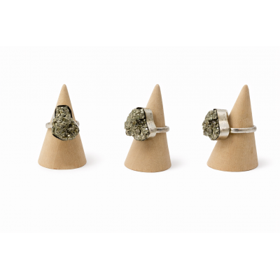 BAGUE PYRITE TAILLE 62