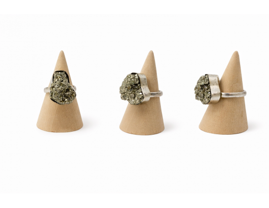 BAGUE PYRITE TAILLE 62