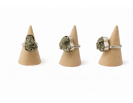 BAGUE PYRITE TAILLE 62