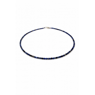 COLLIER SODALITE FACETTE 3 MM