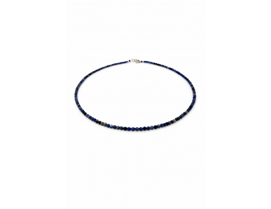 COLLIER SODALITE FACETTE 3 MM