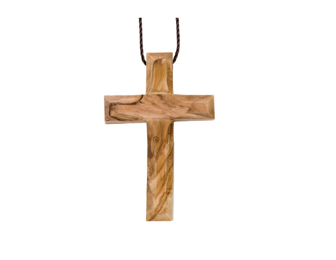 CROIX D'AUBE EN BOIS D'OLIVIER 5 CM