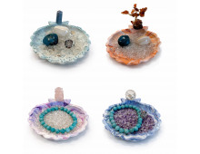 VIDE POCHE COQUILLE ST JACQUES  EN JESMONITE &