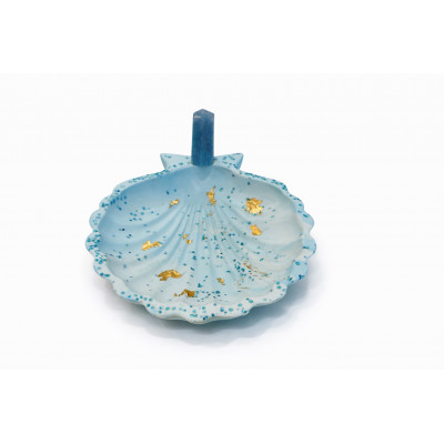 VIDE POCHE COQUILLE ST JACQUES  EN JESMONITE &