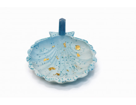 VIDE POCHE COQUILLE ST JACQUES  EN JESMONITE &