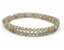 LABRADORITE CLAIRE 4 MM - BRACELET LITHOTHÉRAPIE