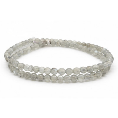 LABRADORITE CLAIRE 4 MM - BRACELET LITHOTHÉRAPIE