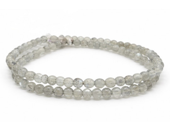 LABRADORITE CLAIRE 4 MM - BRACELET LITHOTHÉRAPIE