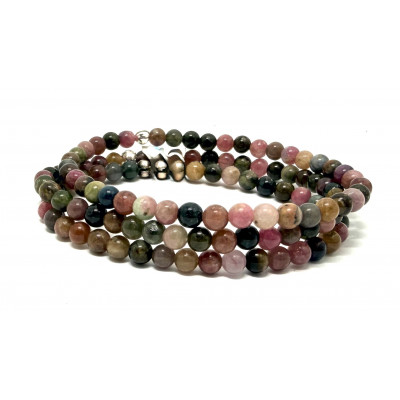 TOURMALINE MELON 4MM - BRACELET LITHOTHÉRAPIE