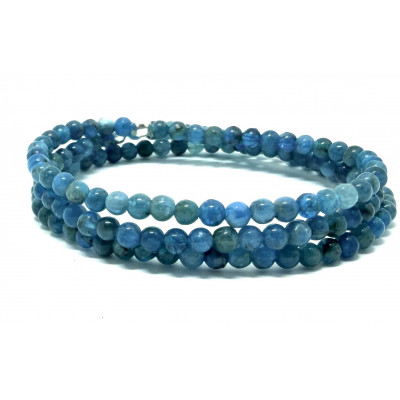 APATITE 4 MM  - BRACELET LITHOTHÉRAPIE