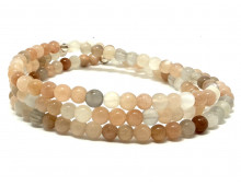 VERITABLE PIERRE DE LUNE MULTICOLORE 4MM