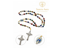CHAPELET CRÉATION - SANCTA AURA PAR UNIVERS BONHEUR - MULTI-PIERRE 6MM