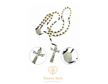 CHAPELET CRÉATION - SANCTA AURA PAR UNIVERS BONHEUR - FOSSILE 6MM