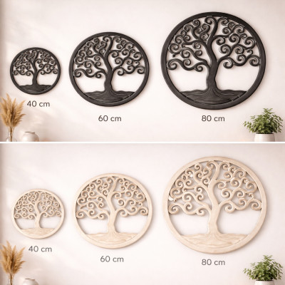 ARBRE DE VIE EN BOIS - INDONÉSIE