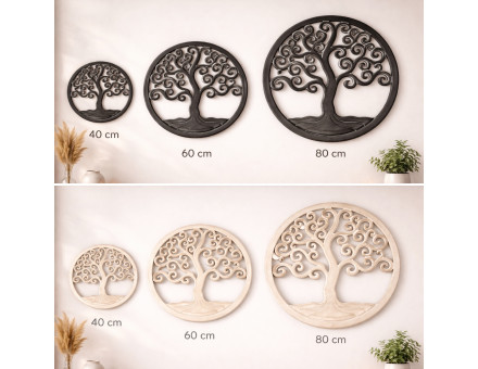 ARBRE DE VIE EN BOIS - INDONÉSIE