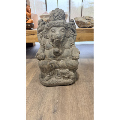 GANESH STATUE PIERRE GRAVÉE - BALI