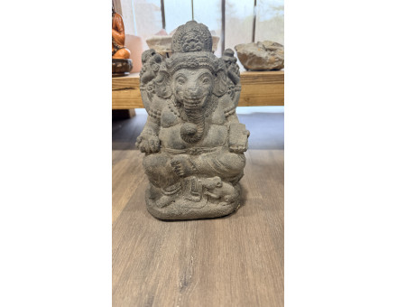 GANESH STATUE PIERRE GRAVÉE - BALI