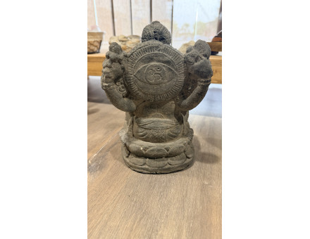 GANESH STATUE PIERRE GRAVÉE - BALI