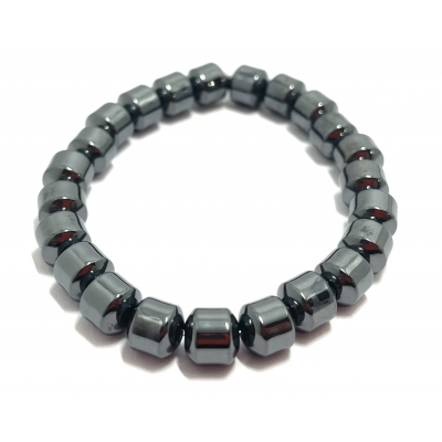 HÉMATITE CYLINDRE 7 CM - BRACELET LITHOTHÉRAPIE