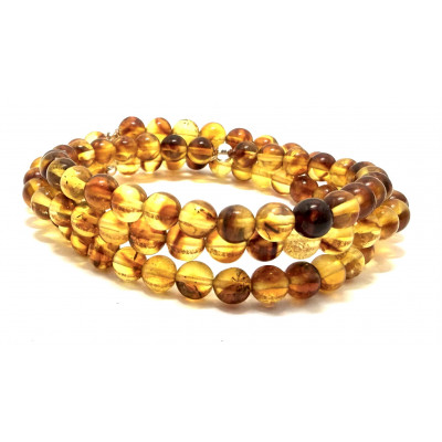 AMBRE INCLUSION COGNAC 6 MM BALTIQUE