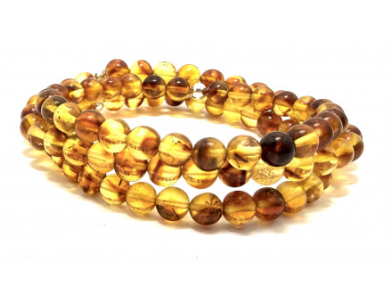 AMBRE INCLUSION COGNAC 6 MM BALTIQUE