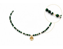 COLLIER DIOPSIDE 4 MM FACETTE CRÉATION