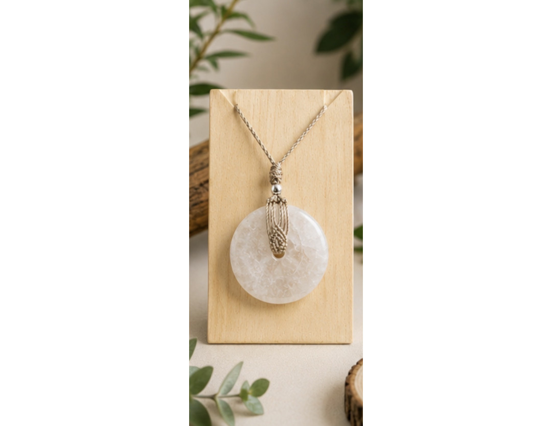 DONUTS 5 CM ORNÉE EN MACRAMÉ