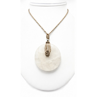 DONUTS 5 CM ORNÉE EN MACRAMÉ