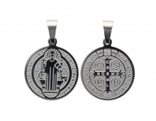 MEDAILLE ST BENOIT 1,9 CM - GRAVÉE LASER