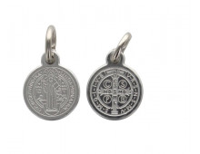 MÉDAILLE ST BENOIT 1 CM GRAVÉ LASER
