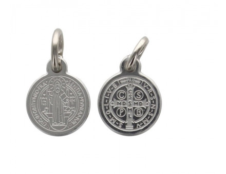MÉDAILLE ST BENOIT 1 CM GRAVÉ LASER