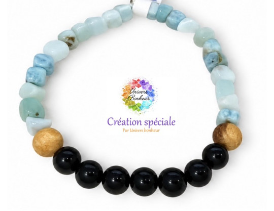 BRACELET CRÉATION LITHOTHÉRAPIE -  "LIBÉRATION"