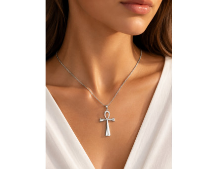 CROIX D'ANKH 4 CM AVEC CHAINE