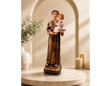 STATUE RESINE 30 CM ST ANTOINE DE PADOUE