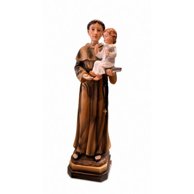 STATUE RESINE 30 CM ST ANTOINE DE PADOUE