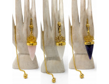 PENDULE DORÉ LOTUS OM