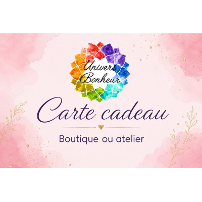 CARTE CADEAU BOUTIQUE / ATELIER - 75 €