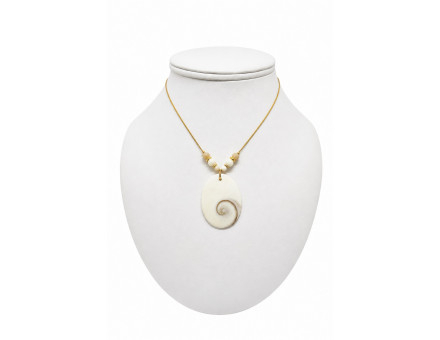 COLLIER OEIL DE STE LUCIE/SHIVA & NACRE