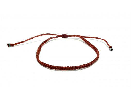 BRACELET ROUGE - MACRAMÉ BRÉSILIEN