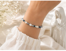 BRACELET CRÉATION LITHOHTÉRAPIE - VIERGE MARIE