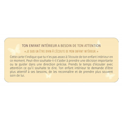 LE PETIT ORACLE DE L'ENFANT INTÉRIEUR